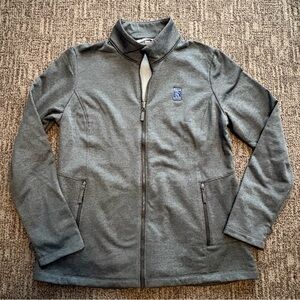 Women’s Rolls Royce embroidered lightweight jacket size XL gray full zip